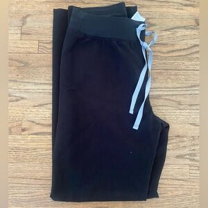 FIGS, Black High Waisted Livingston Basic Scrub Pant